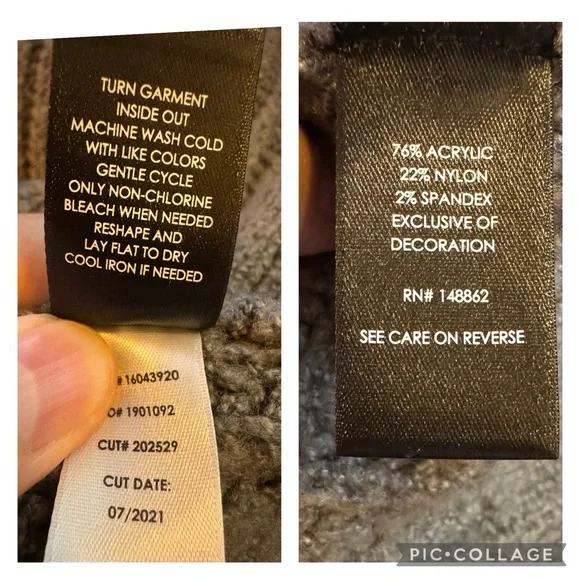 NWT Torrid size 1 (1X 14-16) gray sweater with bead lightning bolt detail - Picture 4 of 13